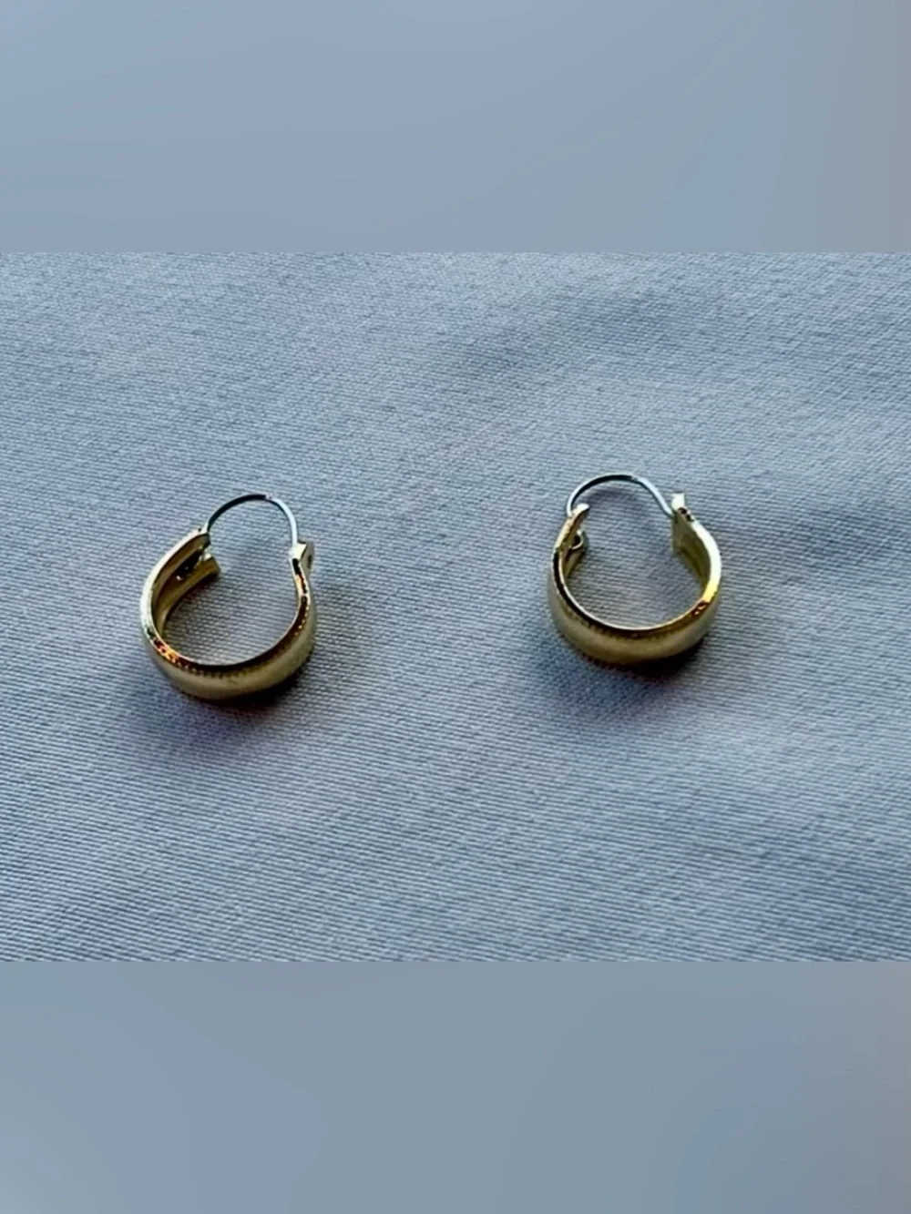 Gold-Tone Huggie Earrings - Picture 2 of 6